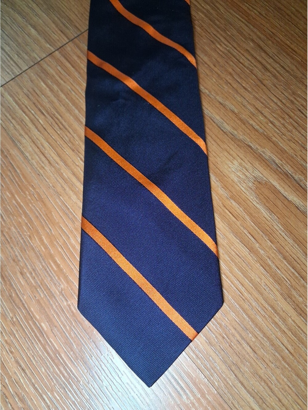 Robert Talbott Best of Class Silk Tie Navy Striped Repp